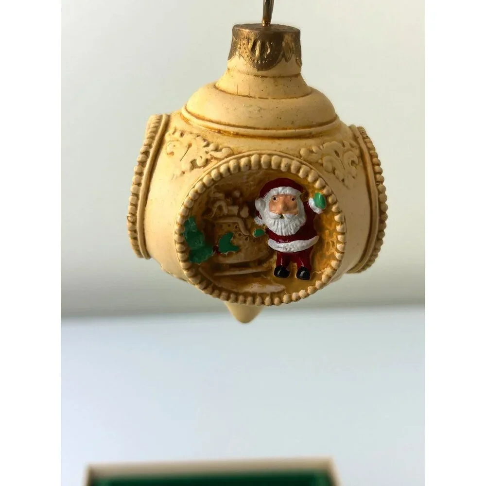 Hallmark Ornament Vintage 1983 Santa's On His Way Scenes of the Season Christmas